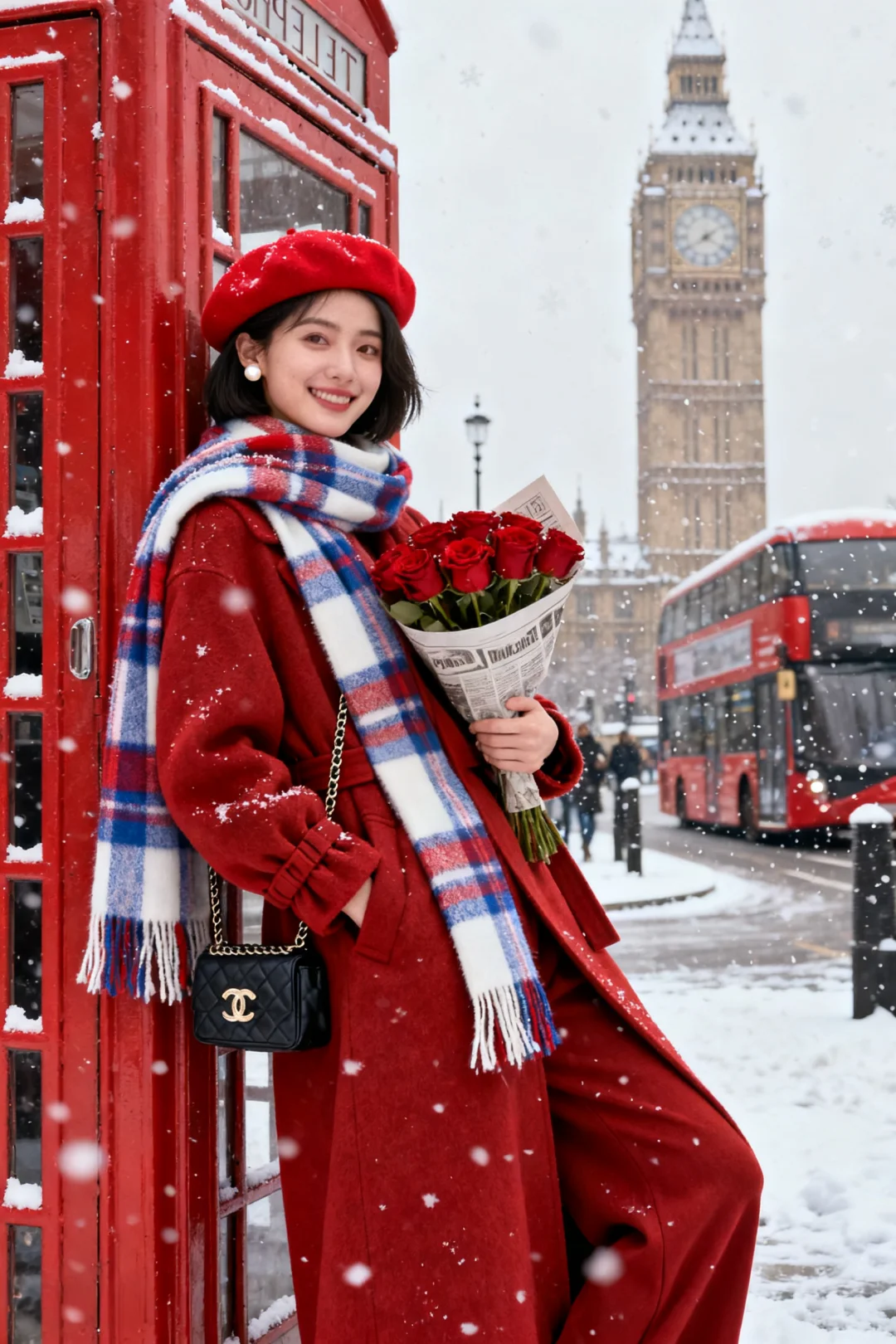 Ai写真●怎样0元生惊艳的伦敦雪景写真？