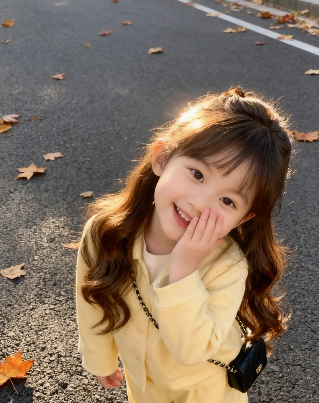秋天的她也太漂亮了🍁