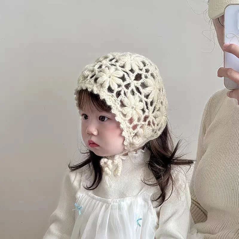 救命🆘这顶手工钩织帽把我女鹅变成小天使了