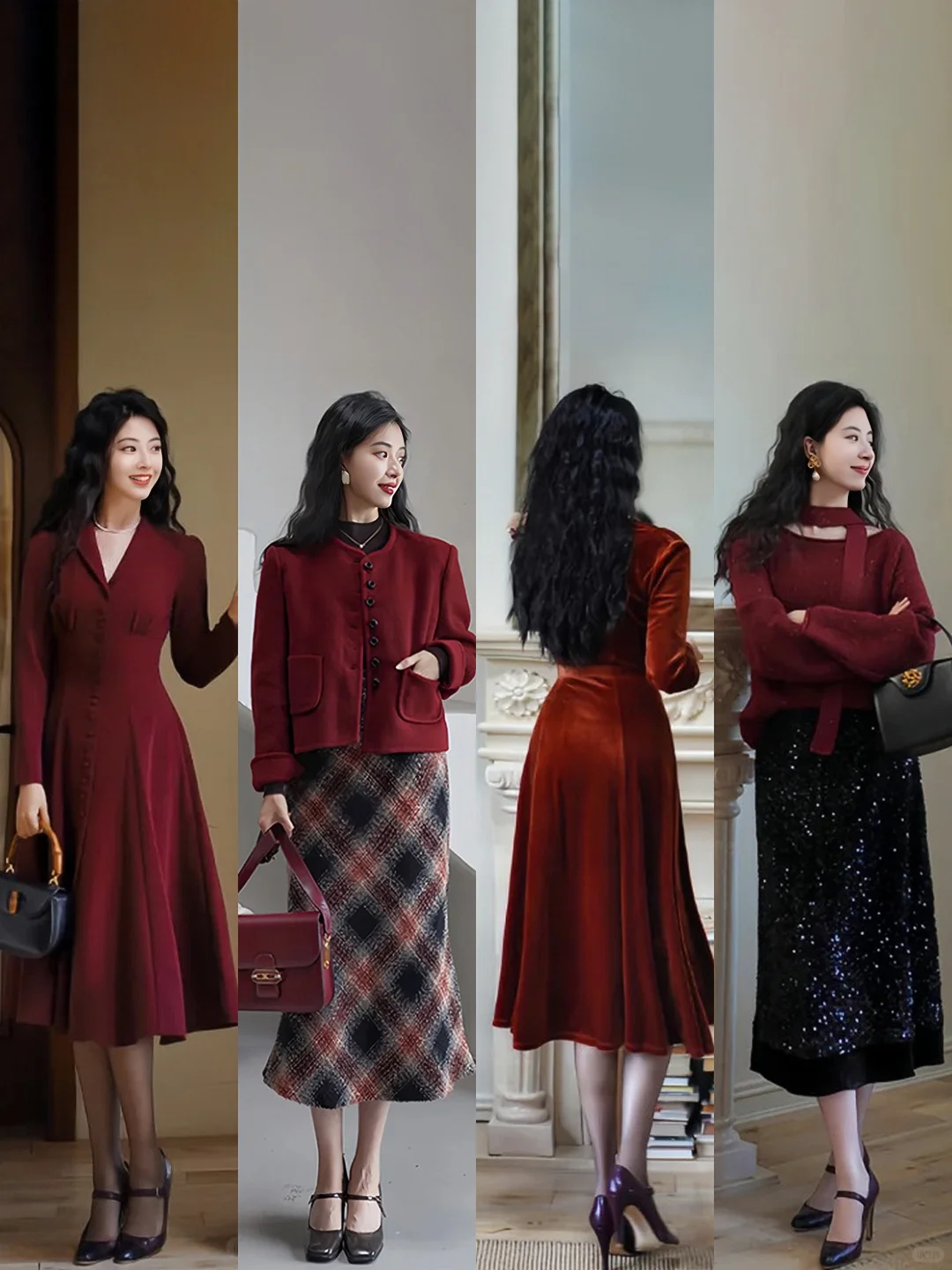 惊艳感拉满的红色📸惊艳热烈的红色系穿搭