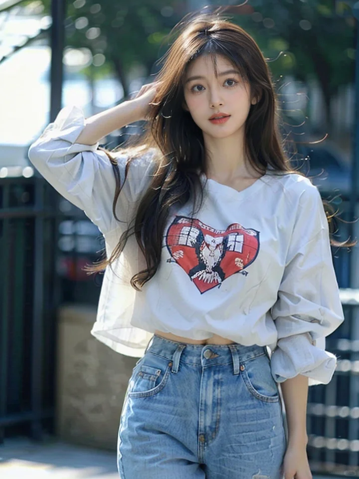 AI绘画 S234｜天然质朴，落落大方的小姐姐