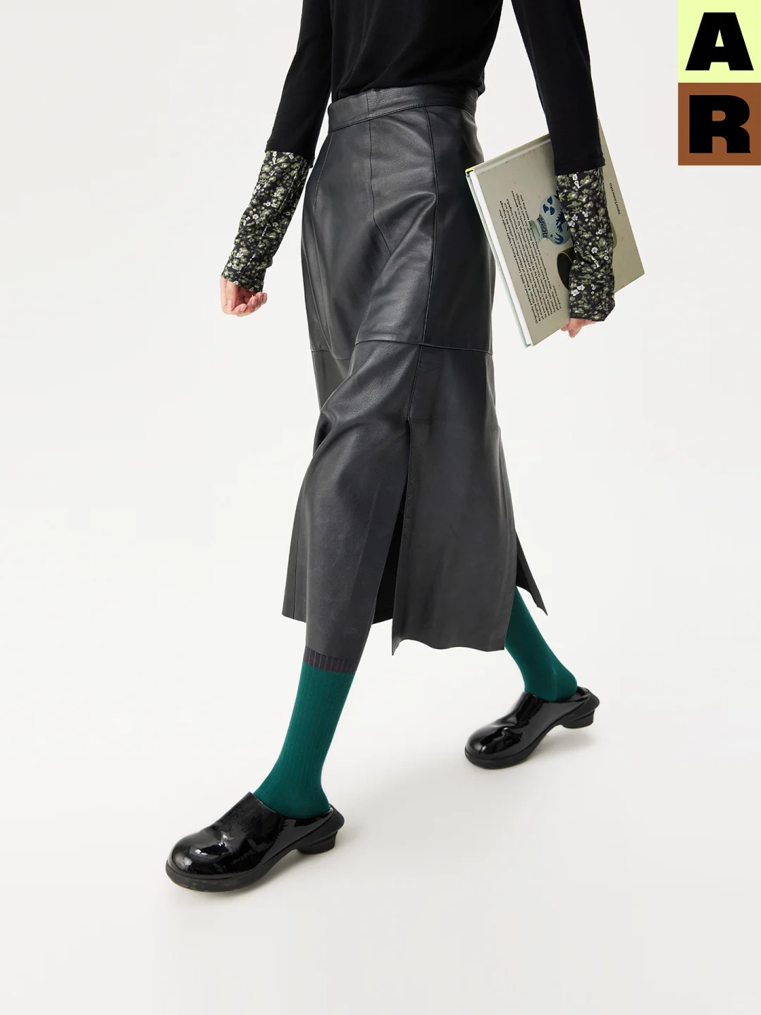 悠然花园｜秋日氛围，用拼接连裤袜「轻」打底