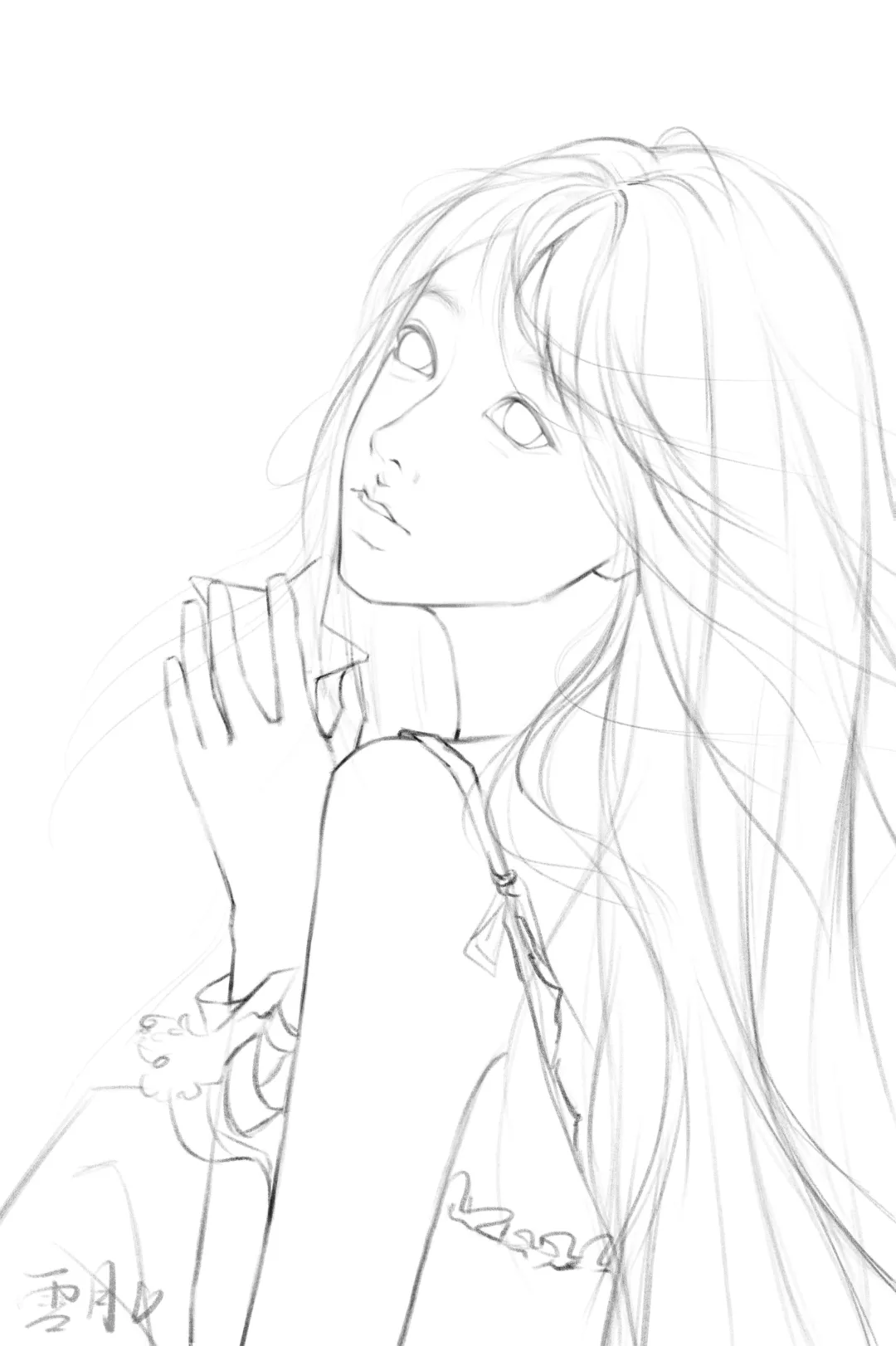 更一下最近的线稿～