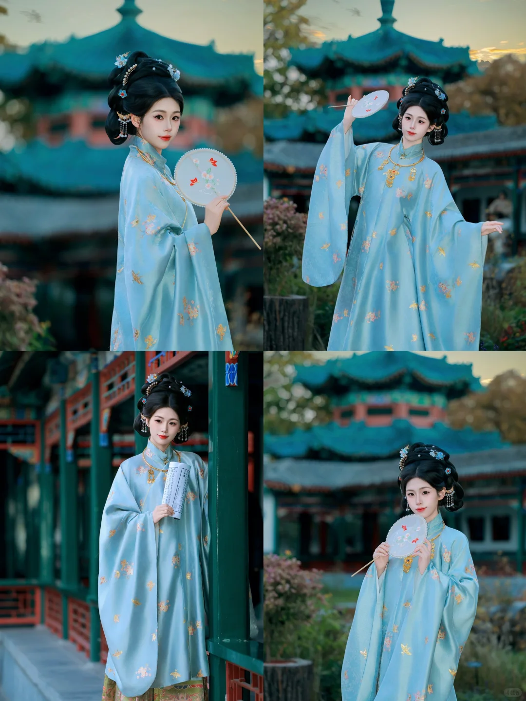 明制汉服的快乐，温柔又端庄💗拍照巨出片