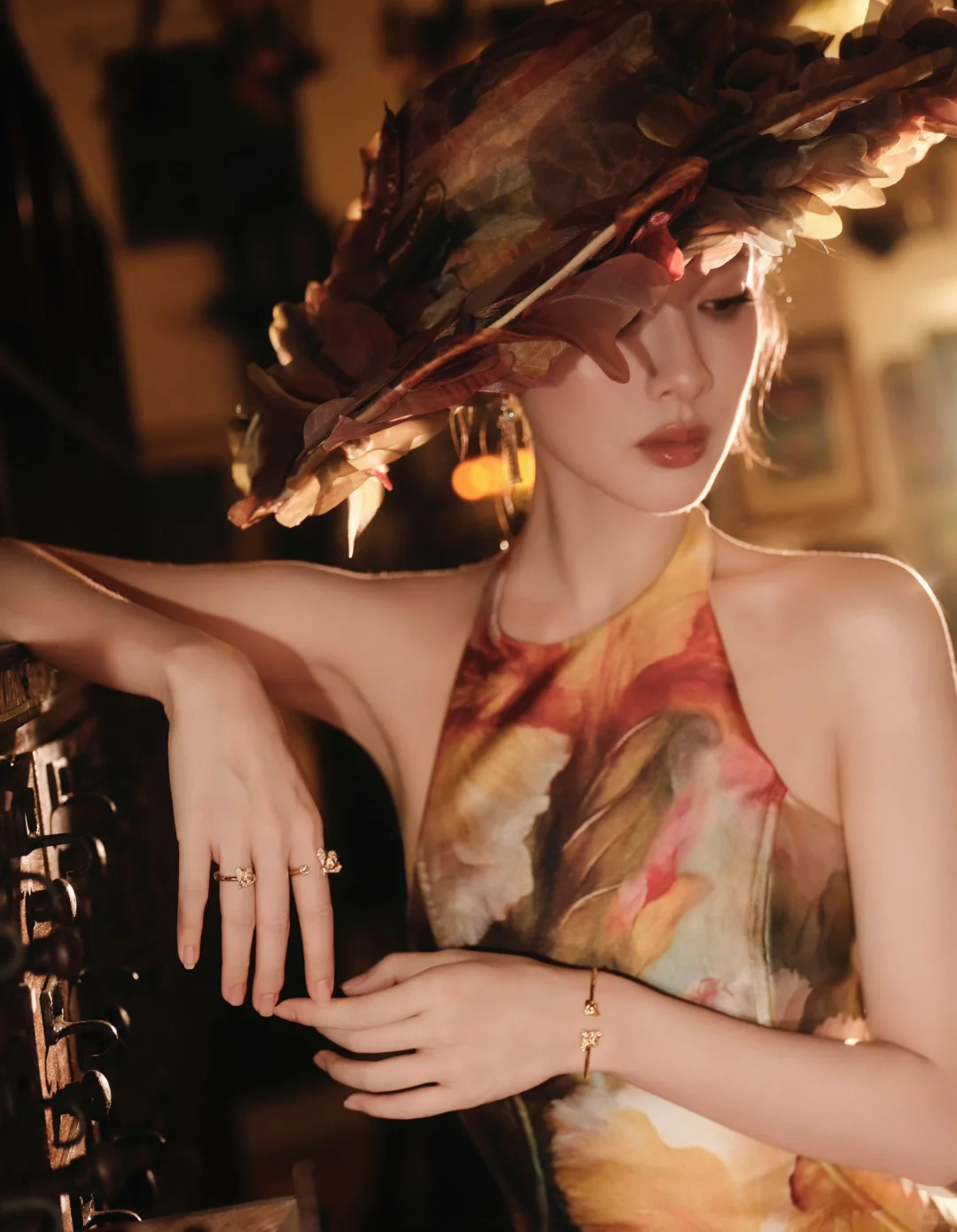 孟子义人间富贵花好婀娜🧜‍♀️油画复古美人