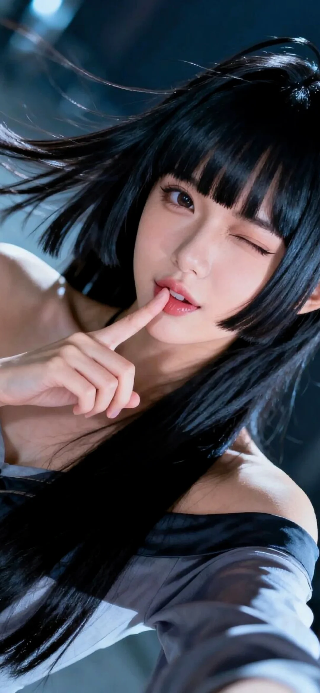 长发是她的神啊～～～ai壁纸