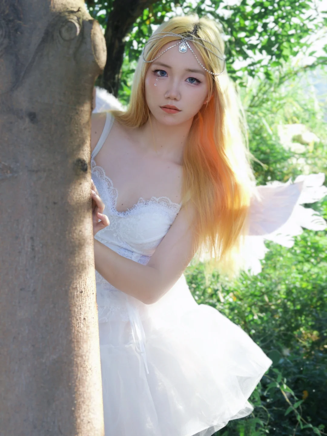 天使翅膀少女写真 | 天使降落人间👼🏻