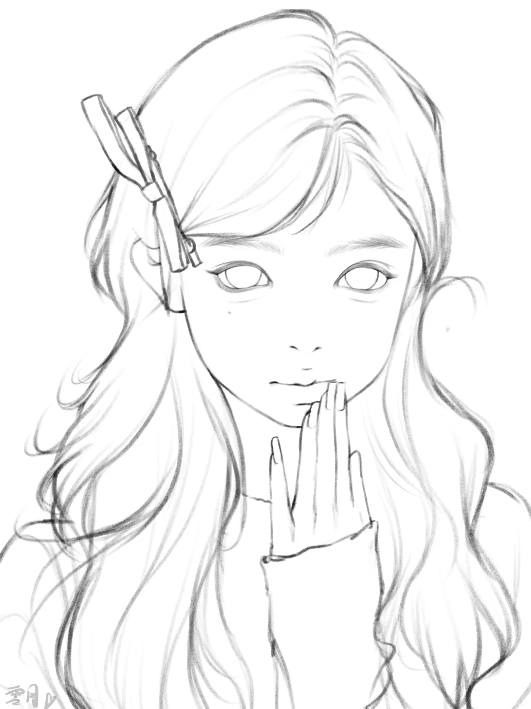 更一下最近的线稿～