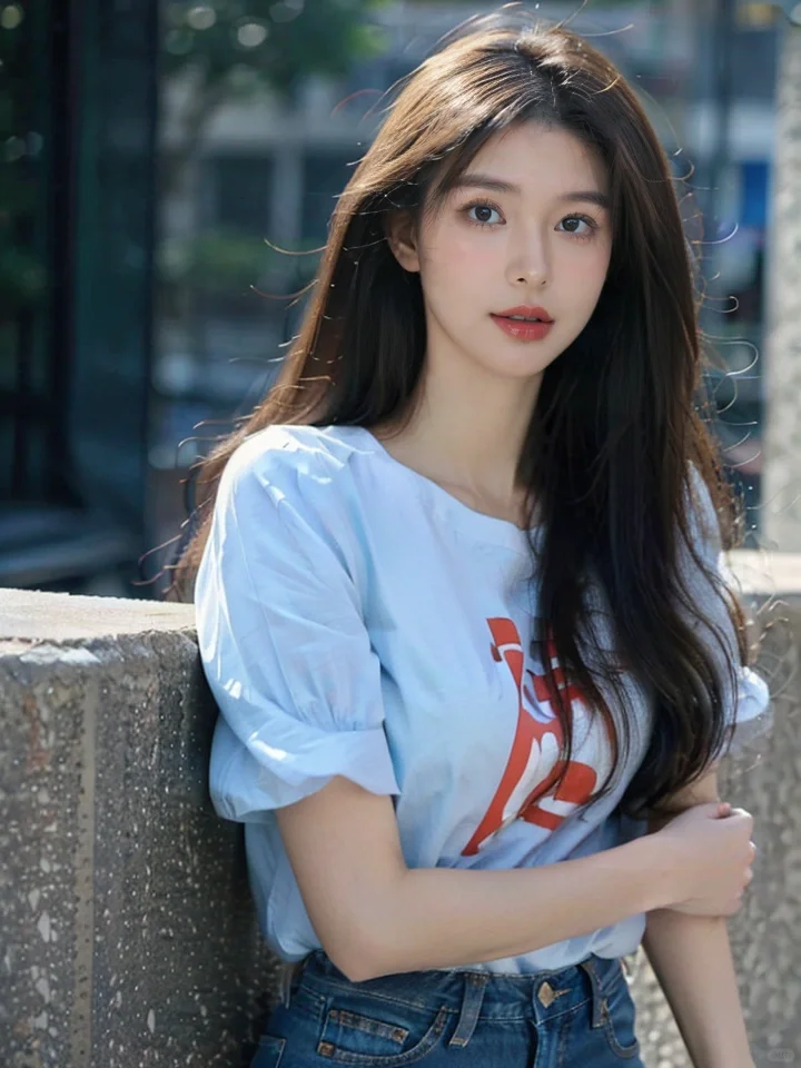 AI绘画 S234｜天然质朴，落落大方的小姐姐