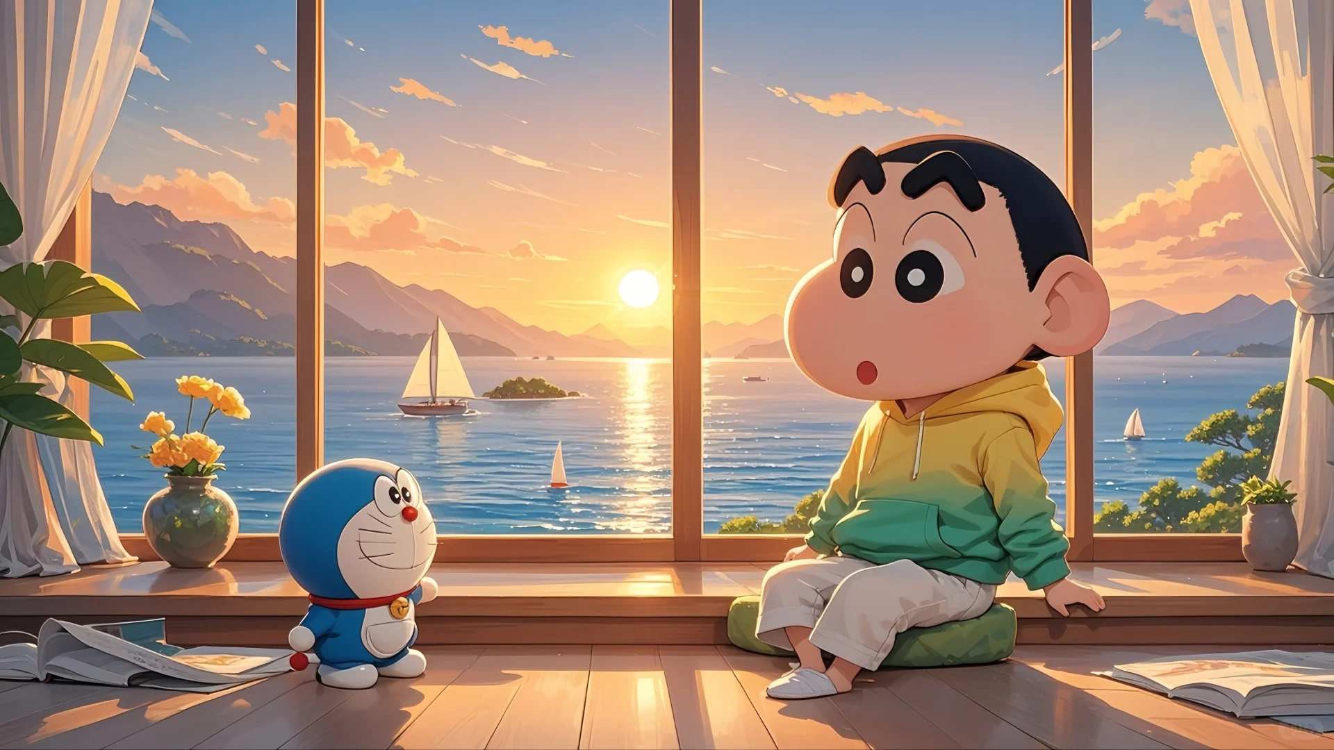 寄一片春日部，置于我的桌案[葡萄R][太阳R]