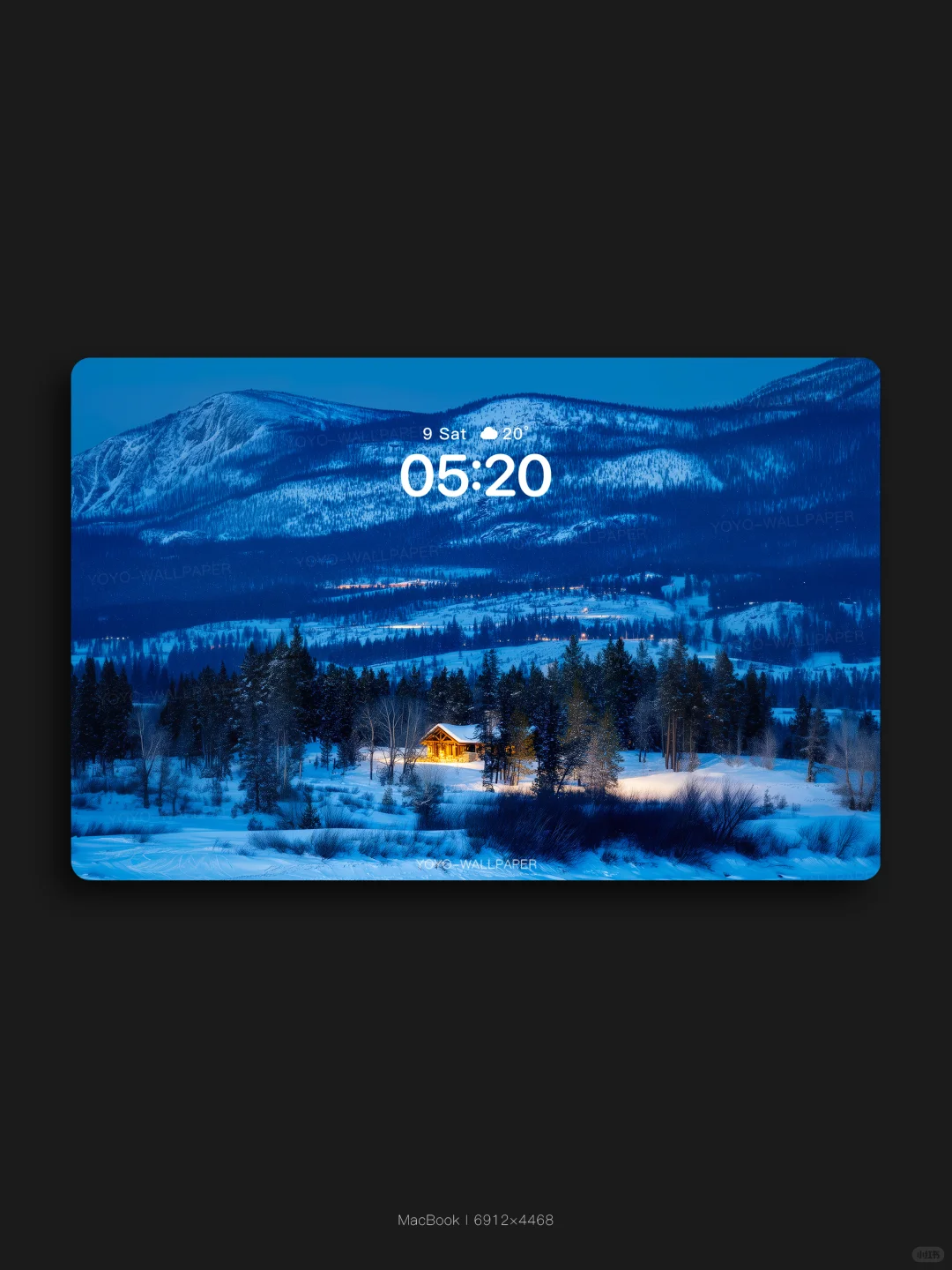 155 | ios适配景深壁纸 | 冬日小屋❄️