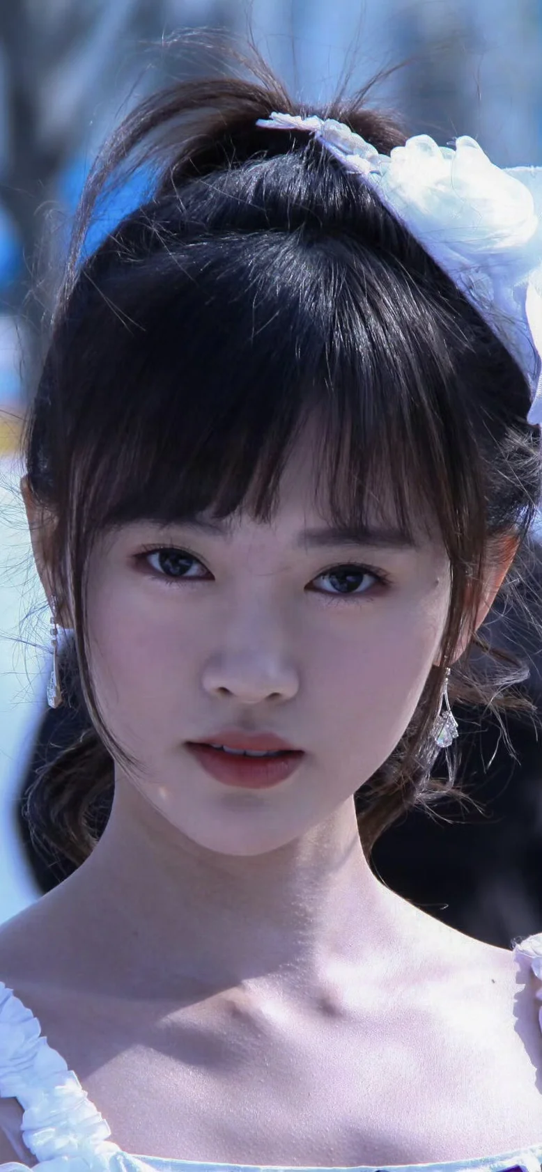 鞠婧祎早期 稚嫩清冷甜美 美