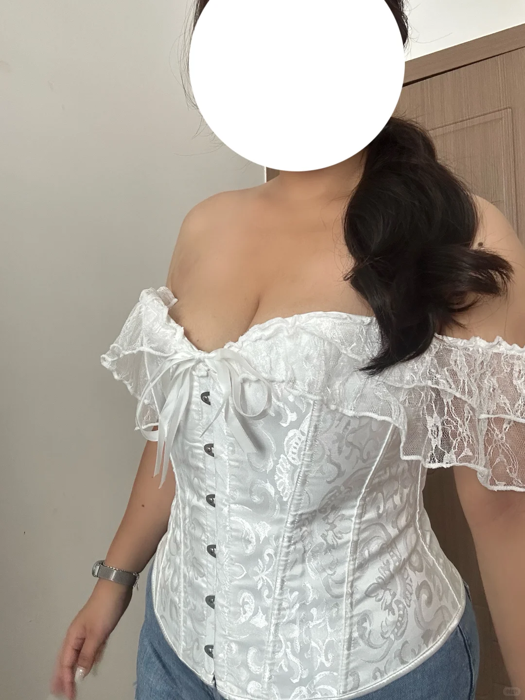 175斤live版）大基数上身鱼骨胸衣太掐腰显瘦