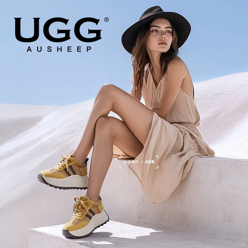 新款厚底时尚阿甘鞋