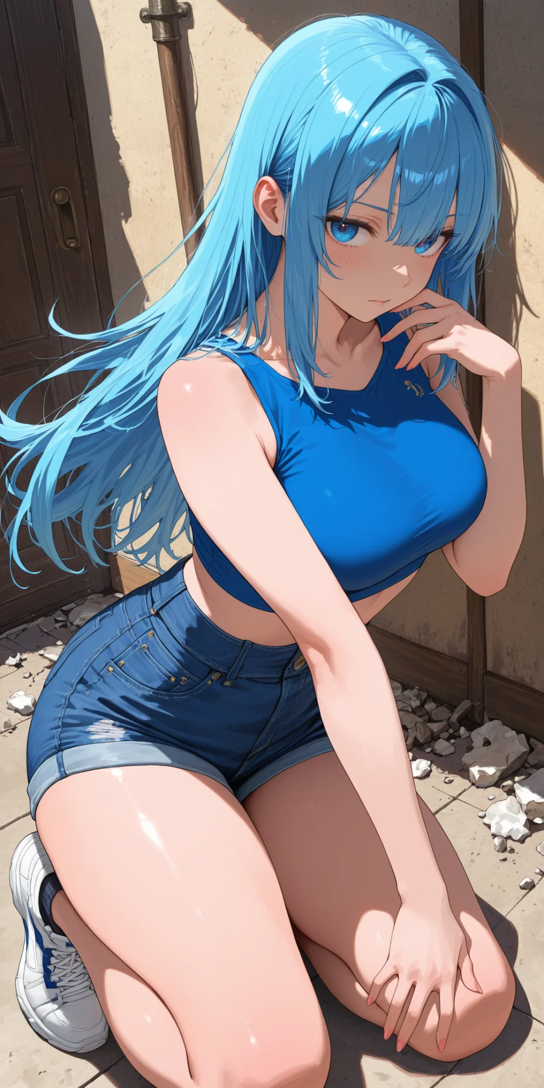 健身的美腿（点击全屏）