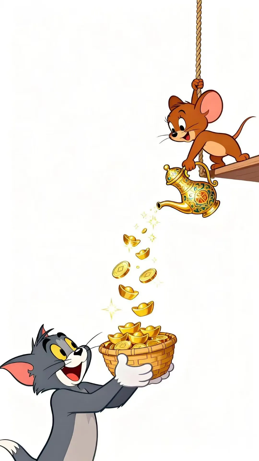 猫和老鼠接金壁纸