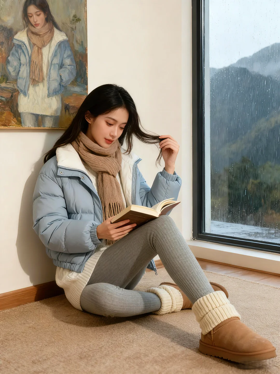 Ai眼中的美女，好有趣～🌧️～🌧️