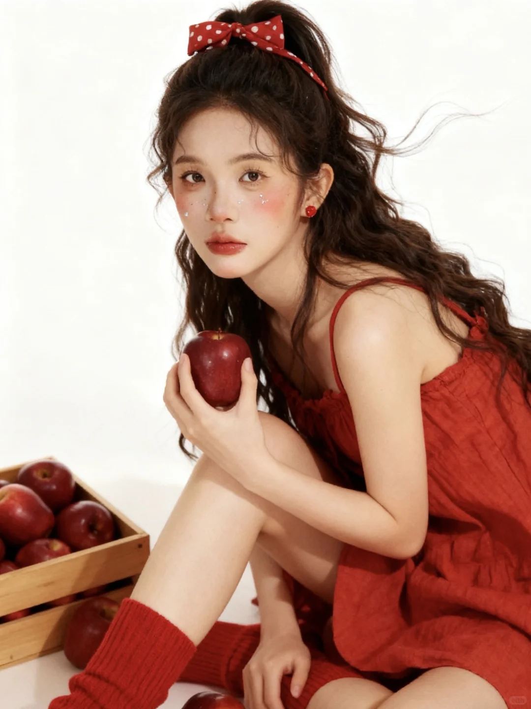 🍎苹果少女写真AI指令已送达