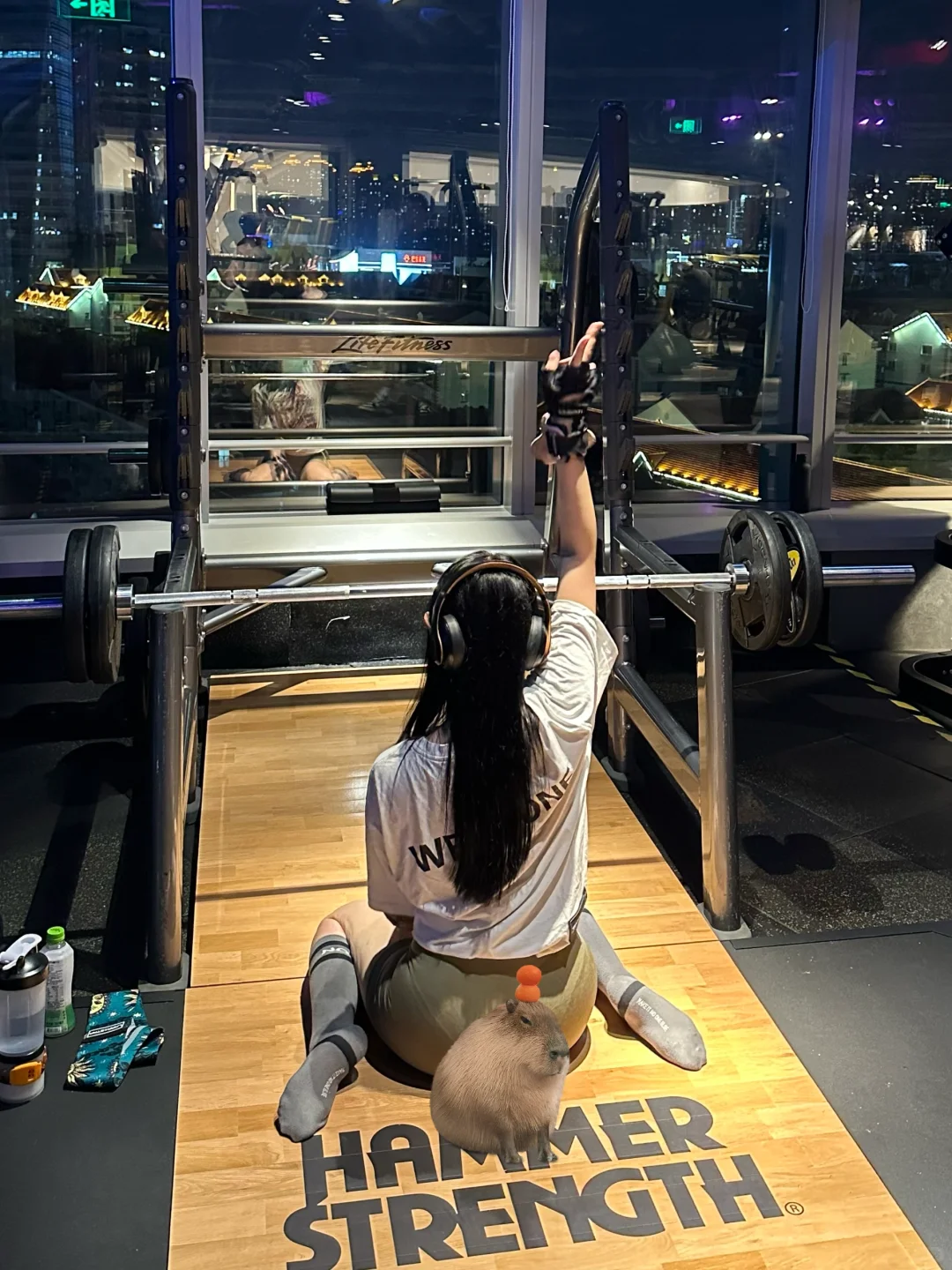 ✌️抢占健身房新的硬拉台！！！