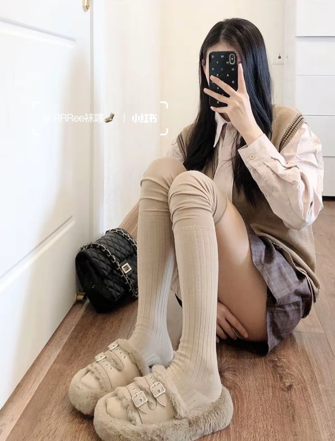 🍂冬季穿长靴配这长筒袜 太能出片了姐妹们