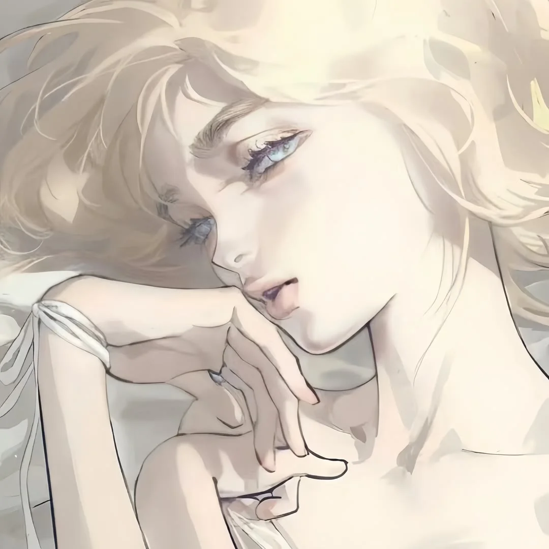 第一百七十八期⚪️线条感女生动漫头像