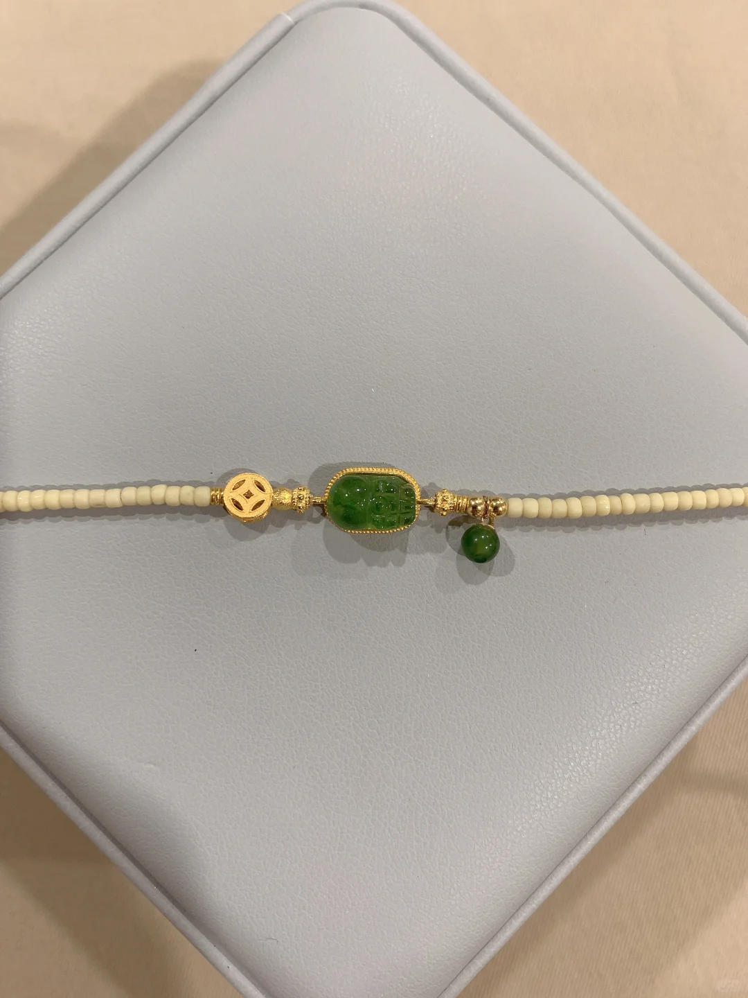 心头好💕天然琉璃绿碧玺🍃貔貅手链‼️
