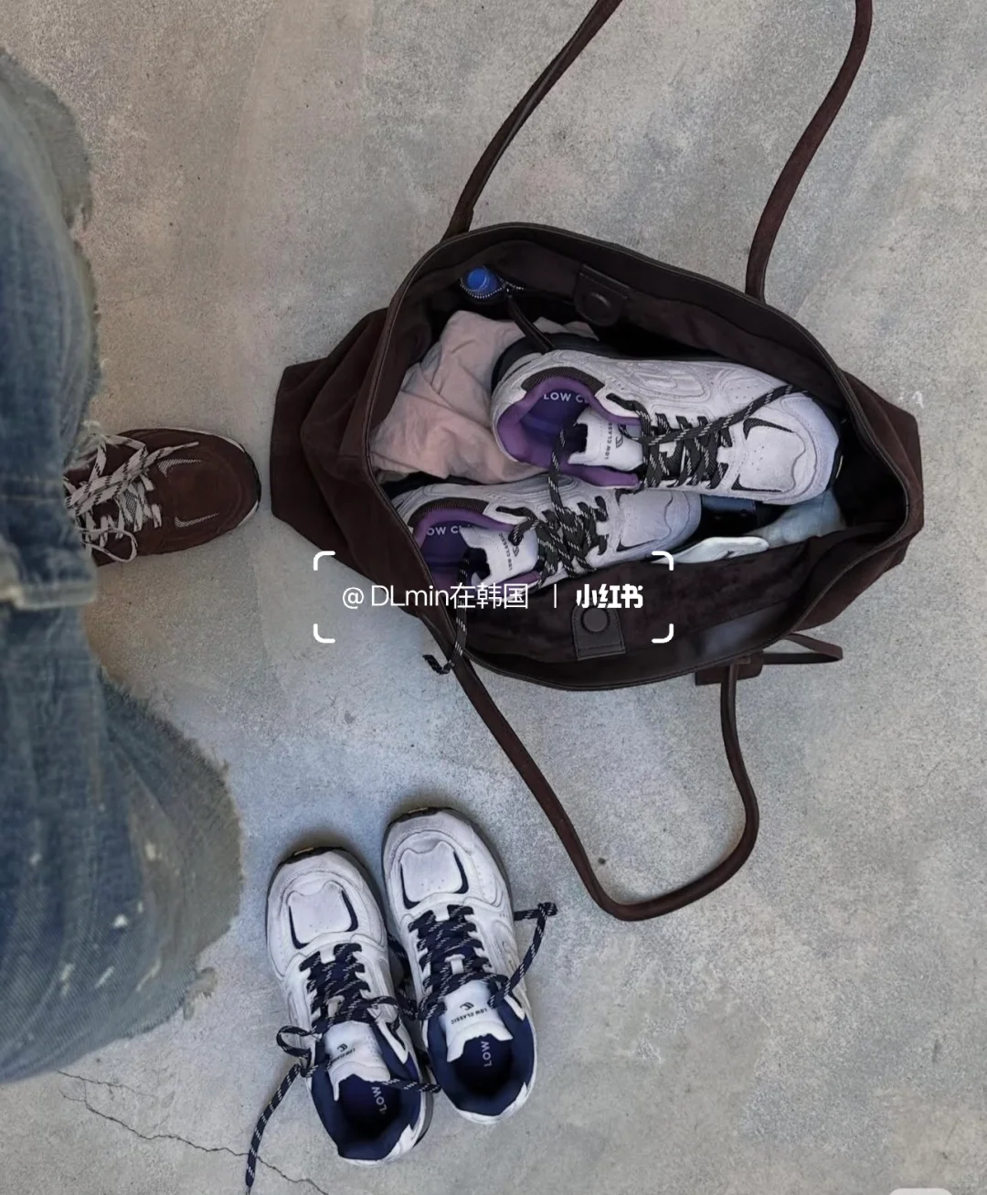 韩女的松弛感、太爱了～low classic 运动鞋
