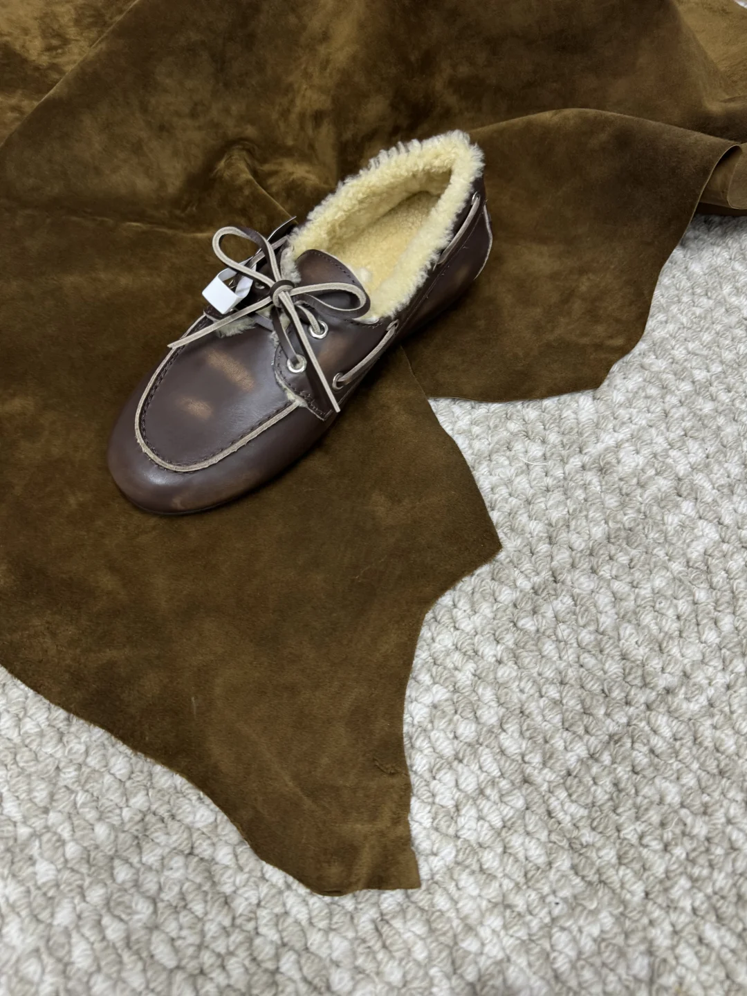 Live直出👞！是我爱的焦糖复古羊羔毛乐福鞋