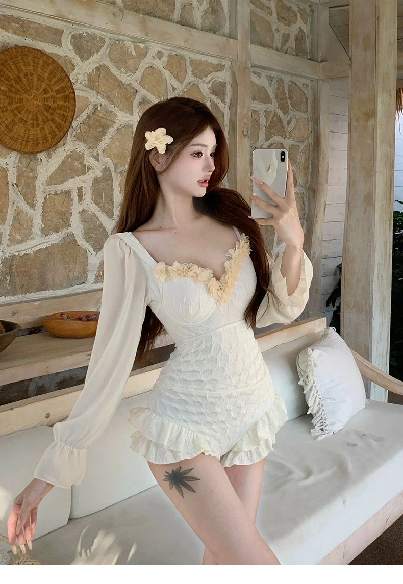 铁打的模特 冬天拍泳装