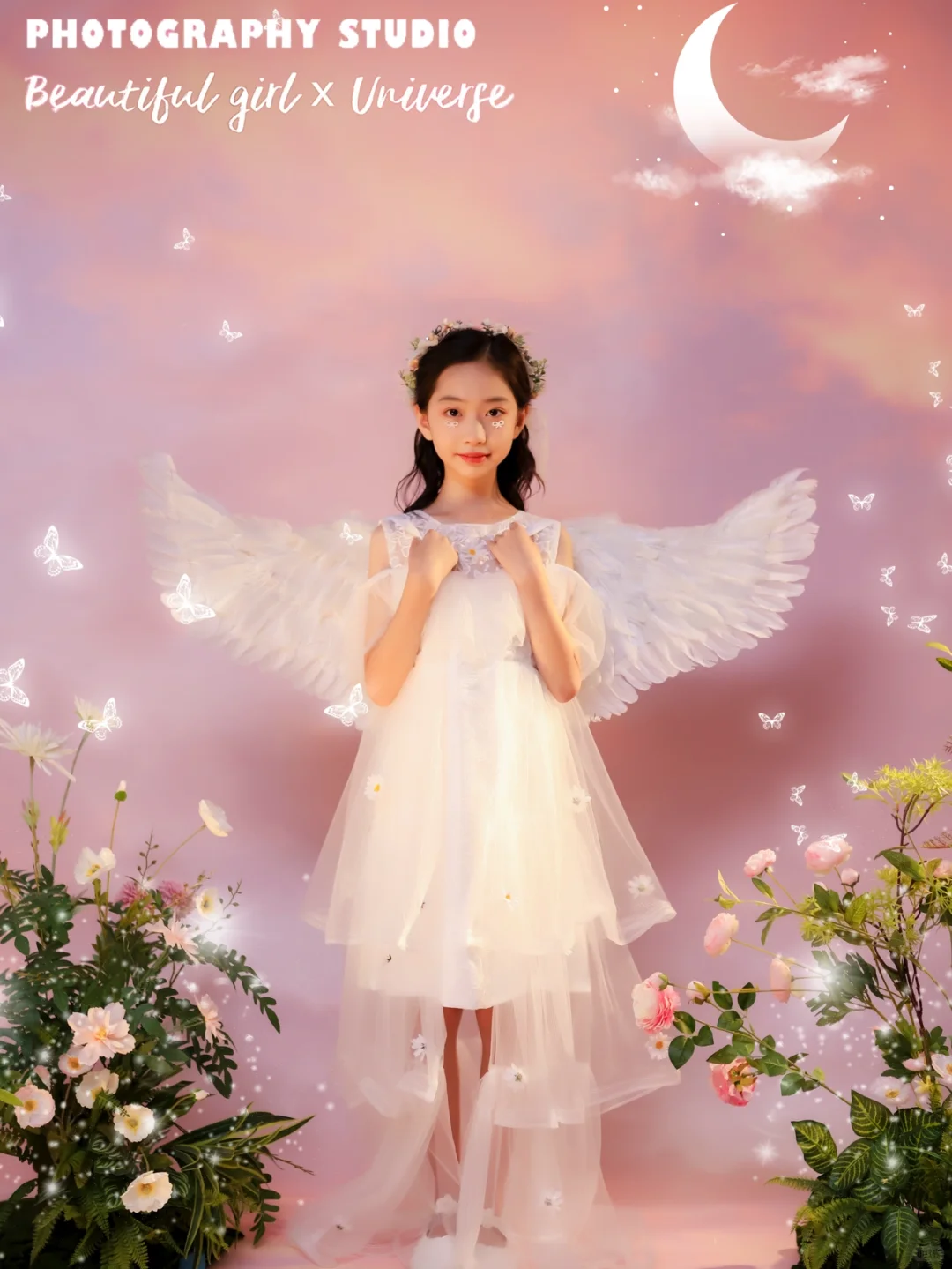 坠落人间的精灵梦幻天使少女写真 这“精灵”