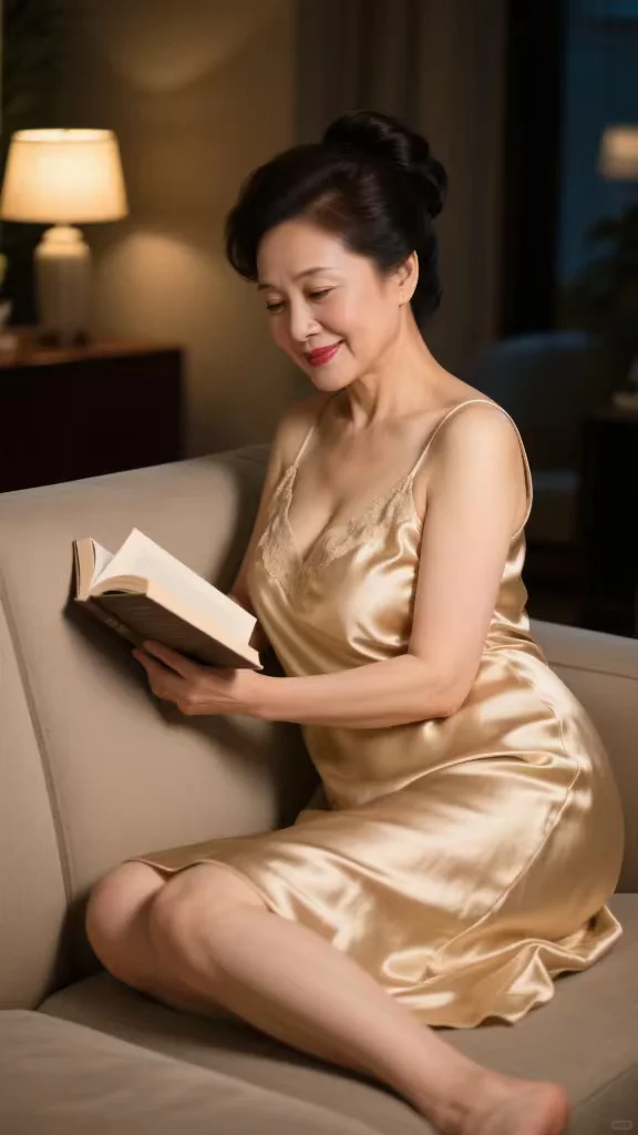 成熟韵味流淌，48岁阿姨散发迷人芬芳