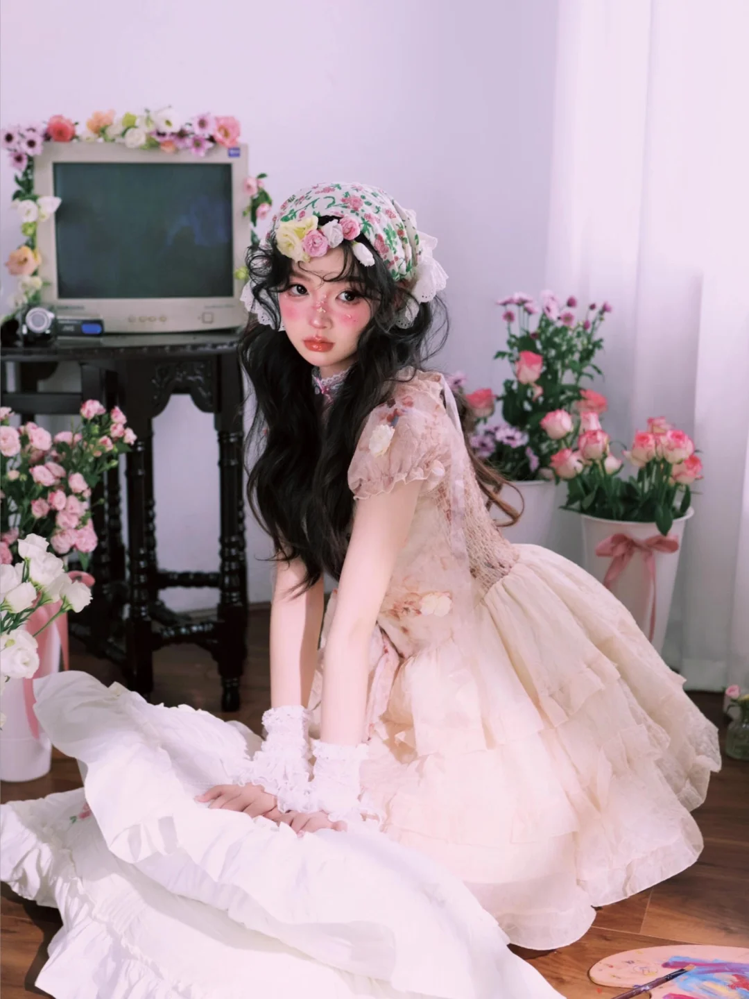 白月光系列｜纯欲油彩少女写真🧼