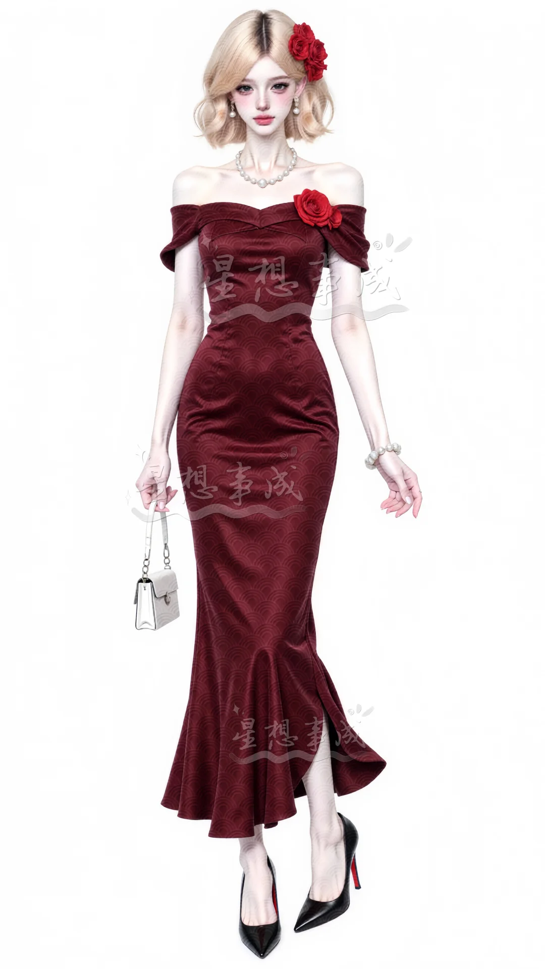 红色系御姐晚礼服！