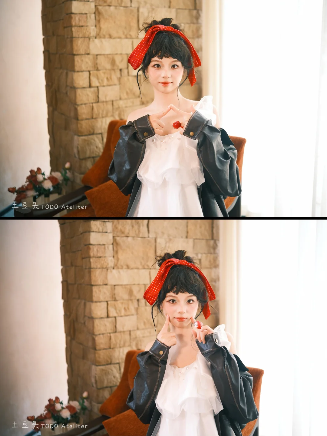 谁懂啊！晨袍造型都够出个写真集啦，