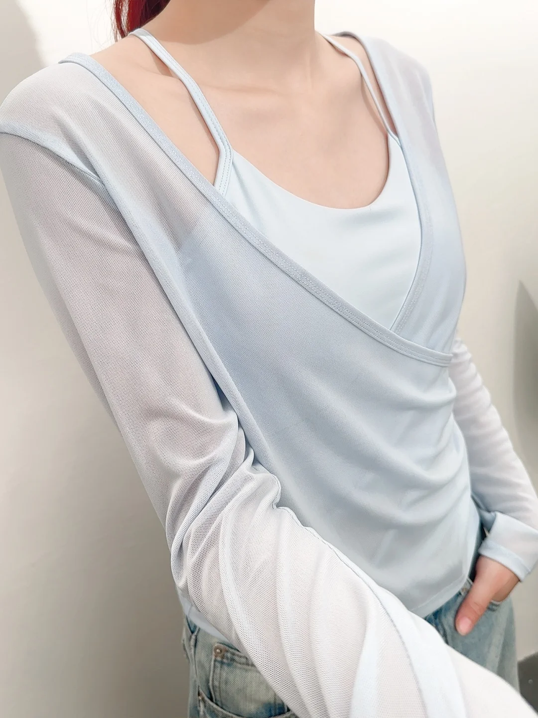 温润如玉的奶蓝色！🫧温柔纯欲风