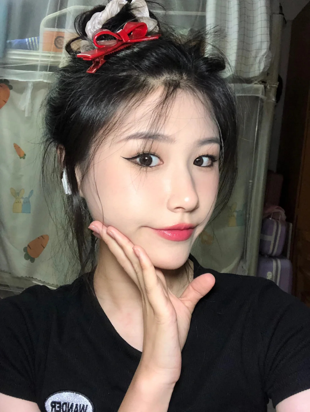 嫩模妆｜全包眼线｜我好美