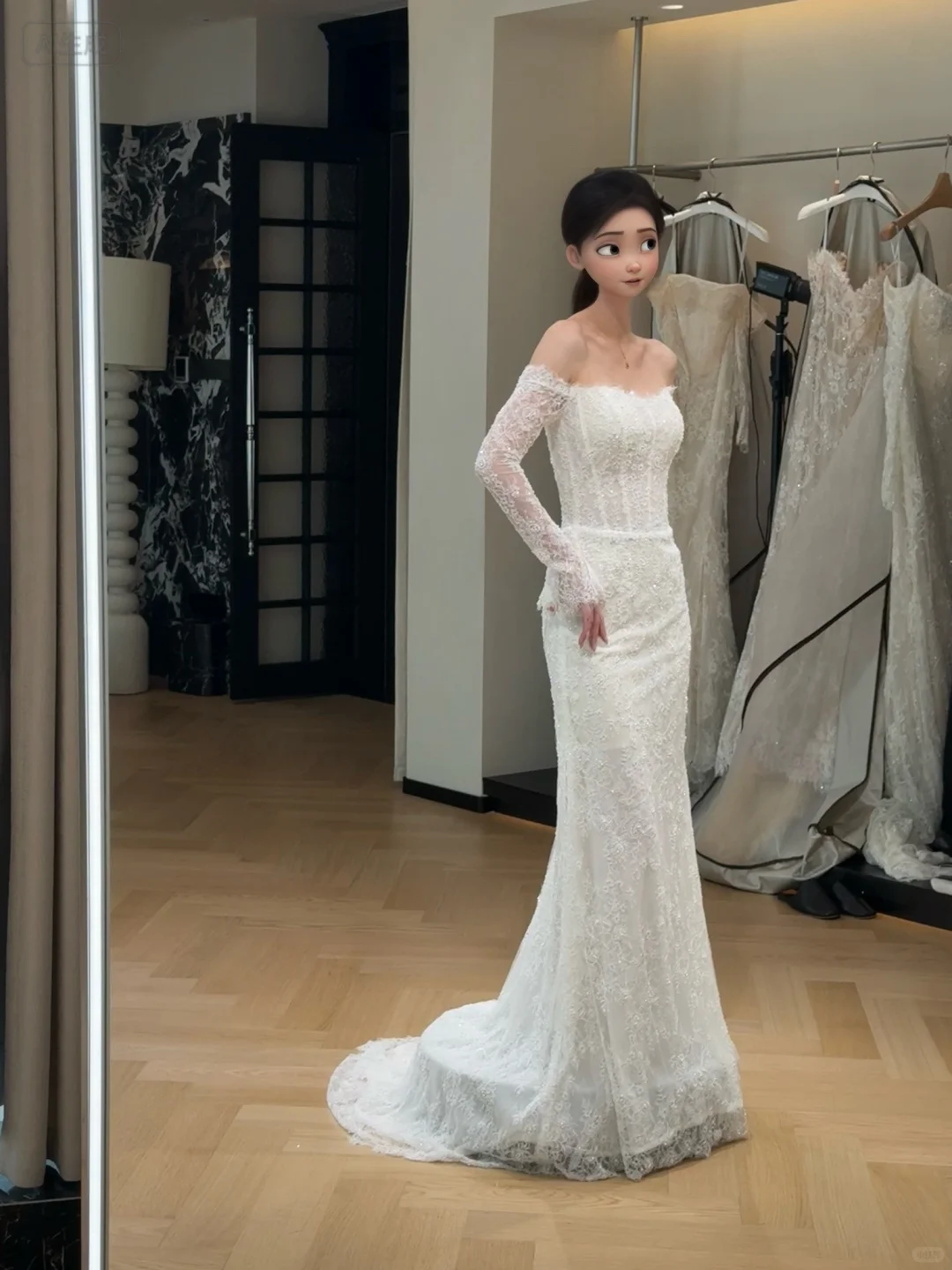 试纱日记👰EP04 永远为鱼尾蕾丝心动💓