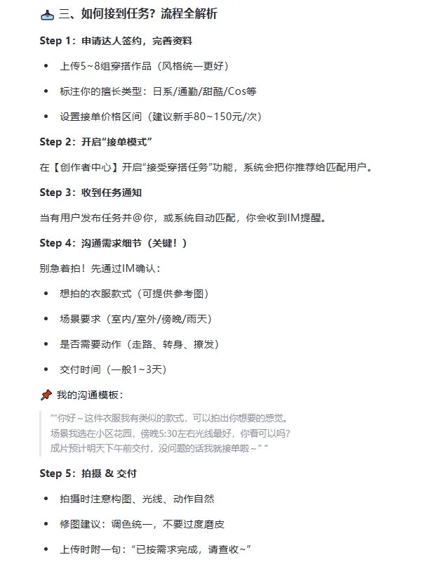 我在Modora做穿搭模特：不露脸也能做的副业