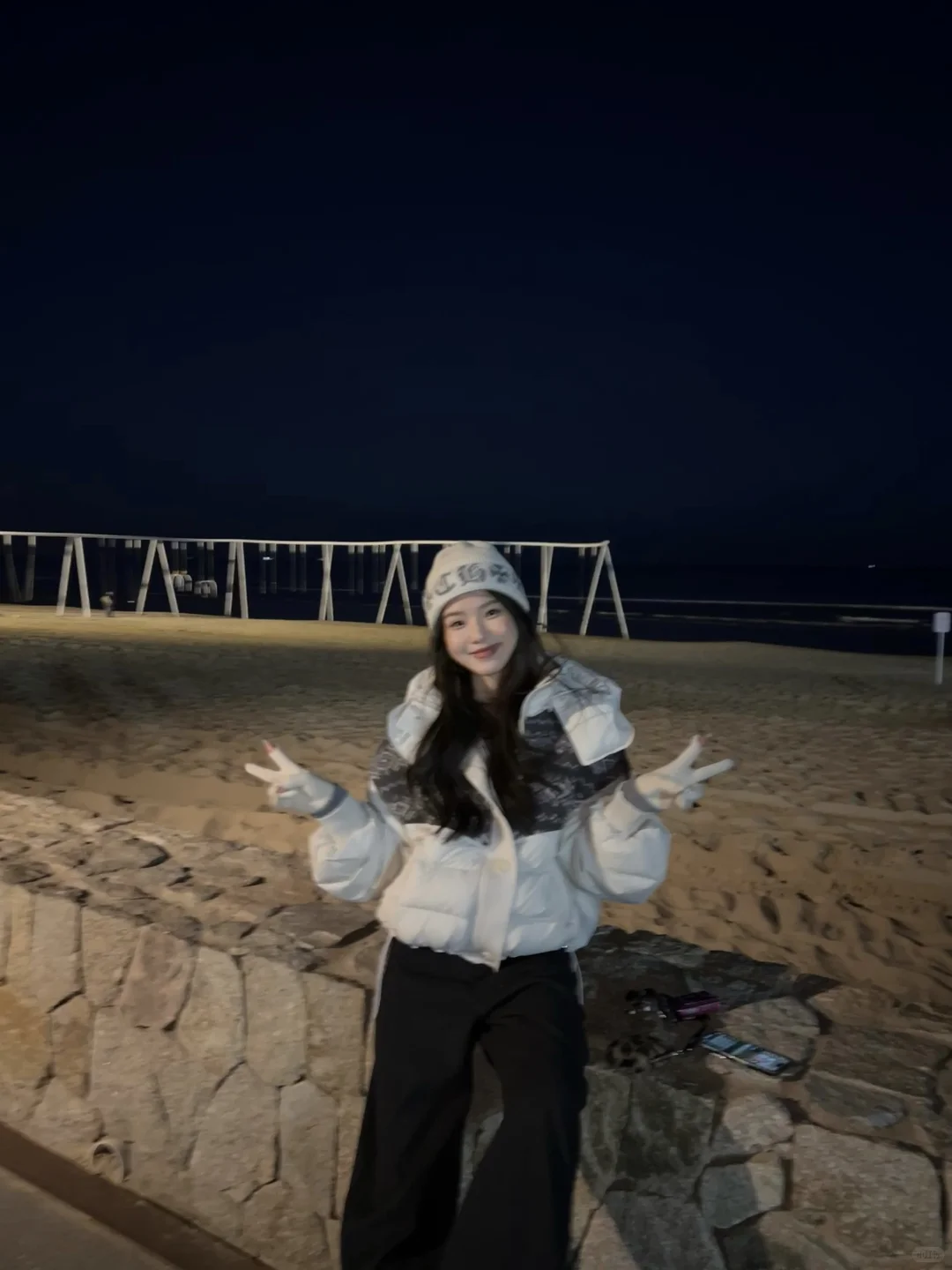 偏爱 夜晚的阿那亚海边 那就夜里看海吧