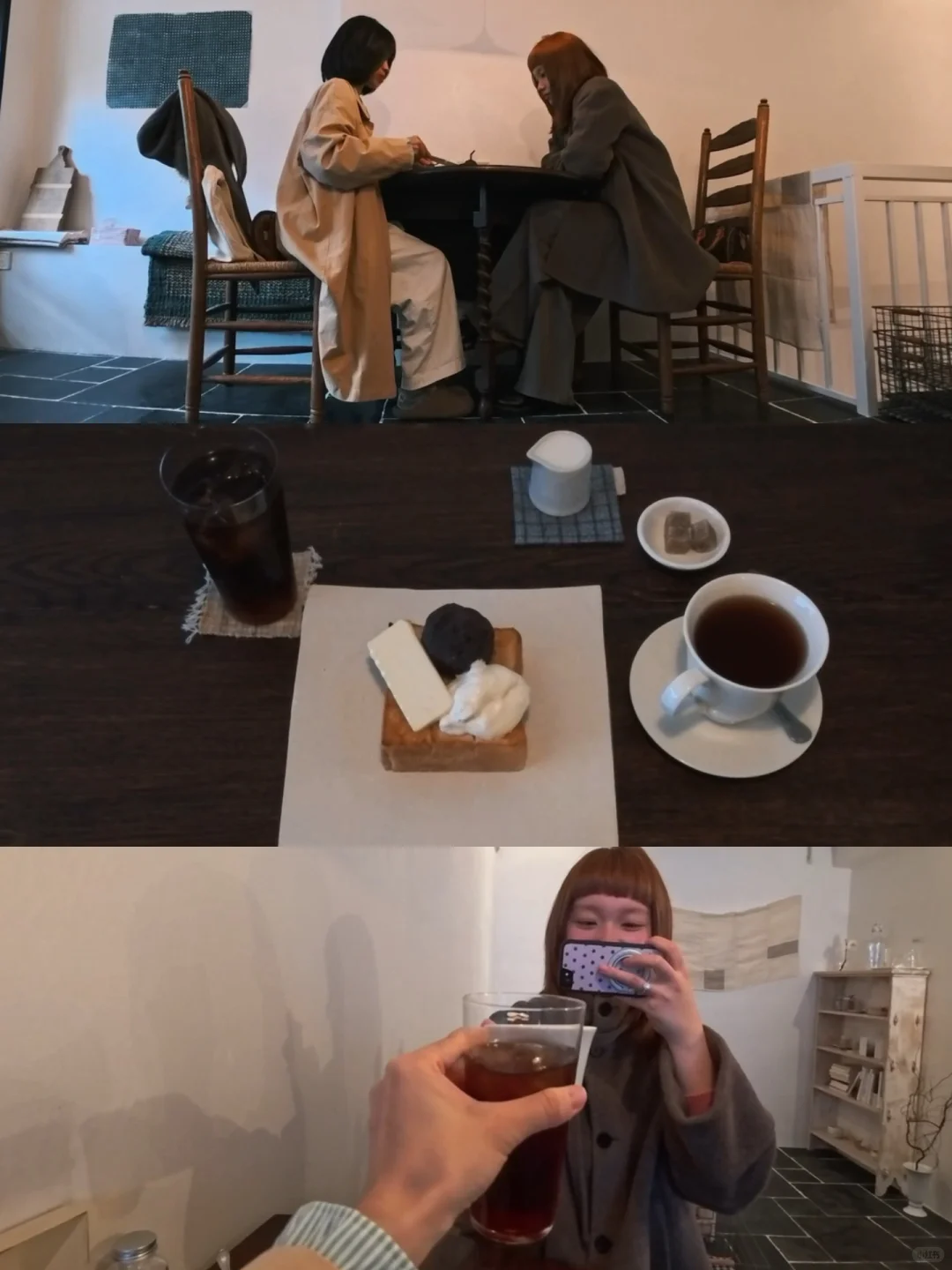 一穿大衣就自动冷脸扮熟女