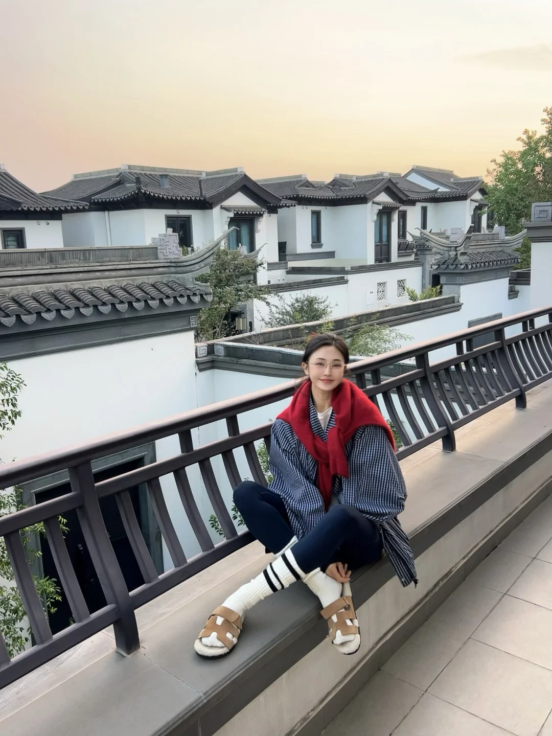 家门口的OOTD｜胖了10斤也要穿legging