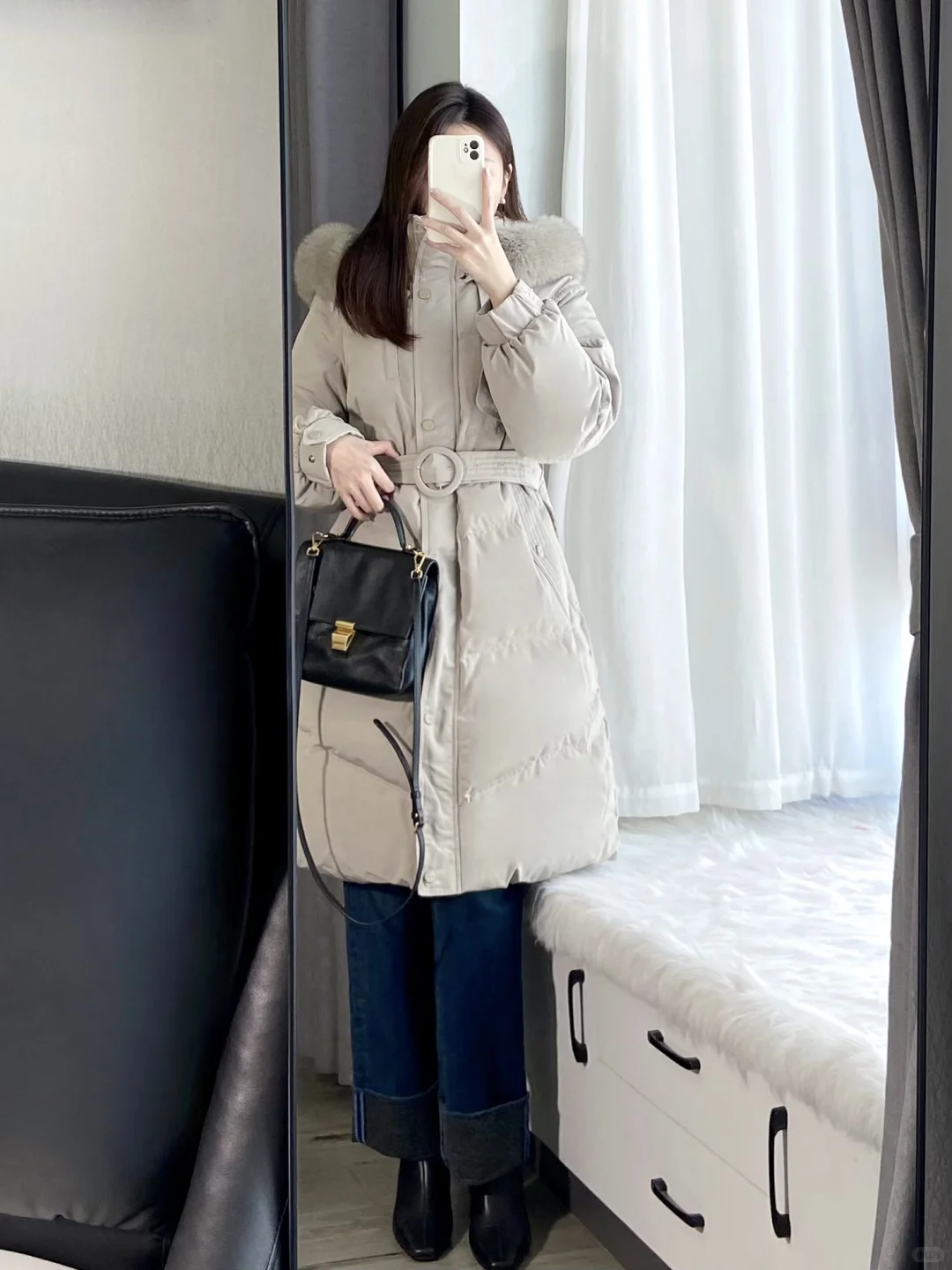 降温啦！不露腿保命羽绒服穿搭安排！