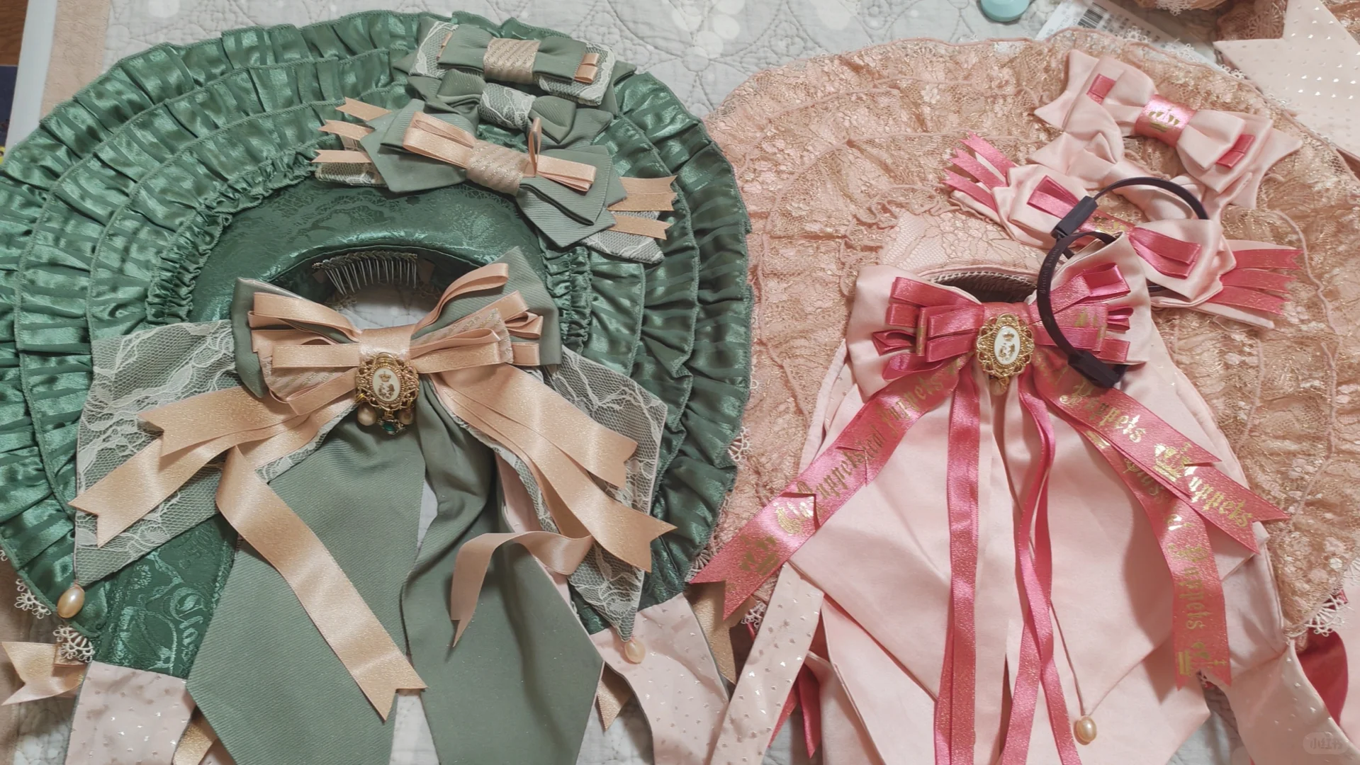 脆弱而美丽的古典玩偶织金蕾丝/蓬巴杜对比