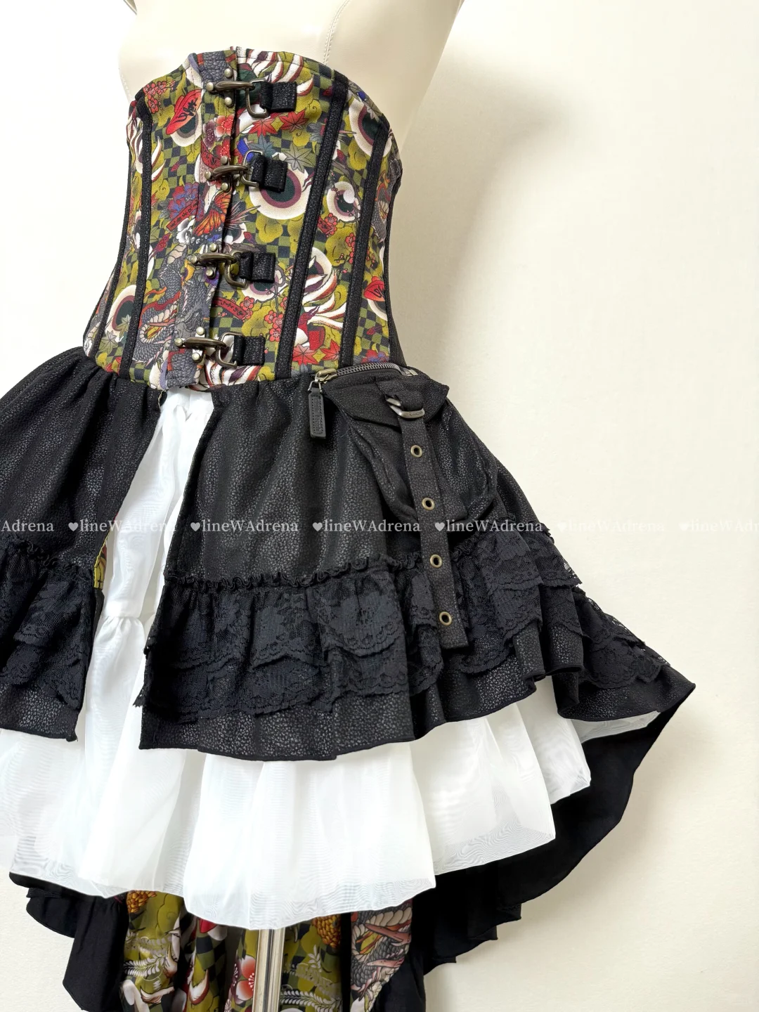 qutiefrash九尾狐眼球柄拖尾腰封sk