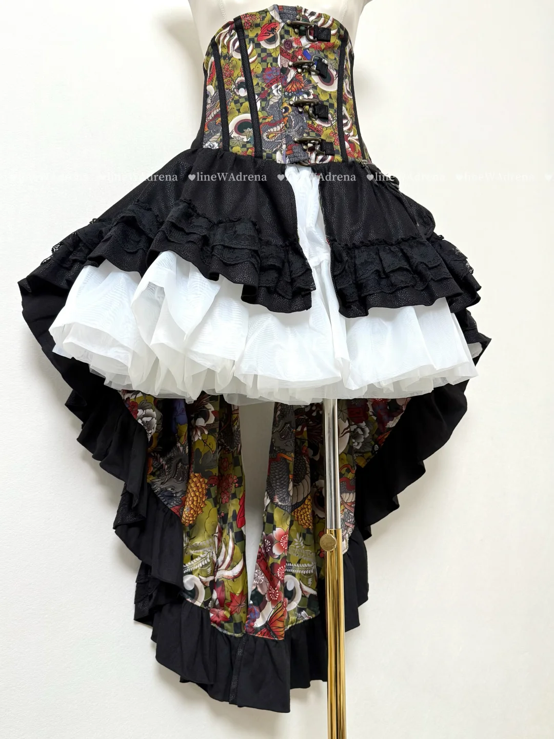 qutiefrash九尾狐眼球柄拖尾腰封sk