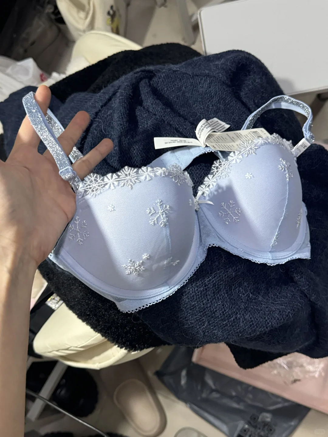 我哭死了！维密雪花内衣！！！