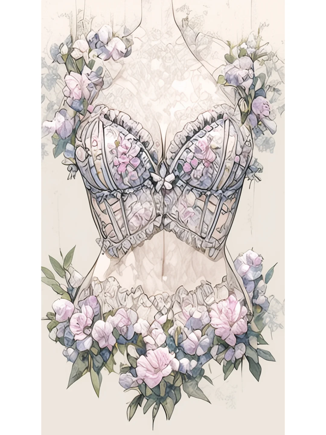 服装设计系列 ｜ 蕾丝内衣