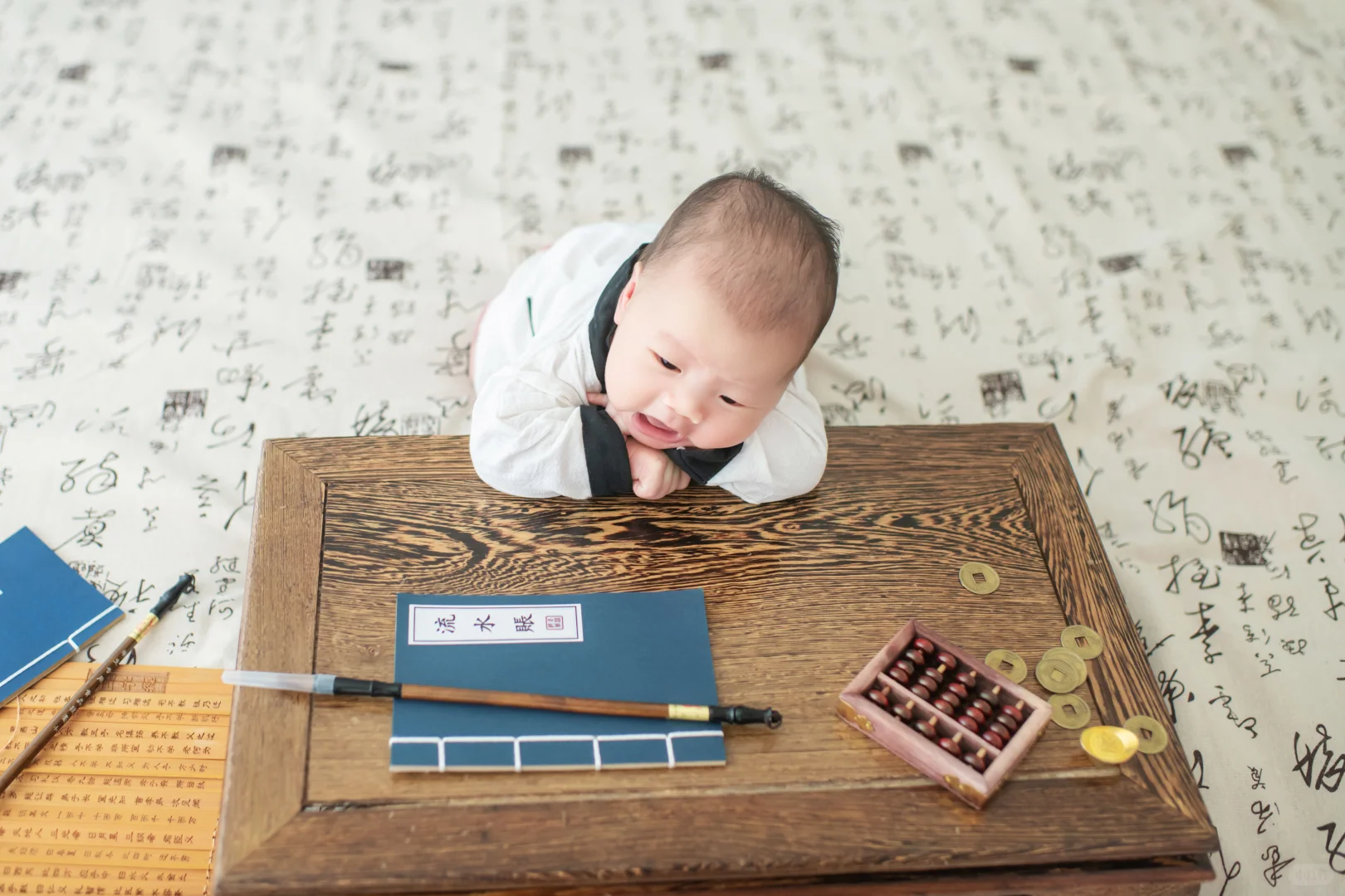 写真集～佑佑弟弟满月照