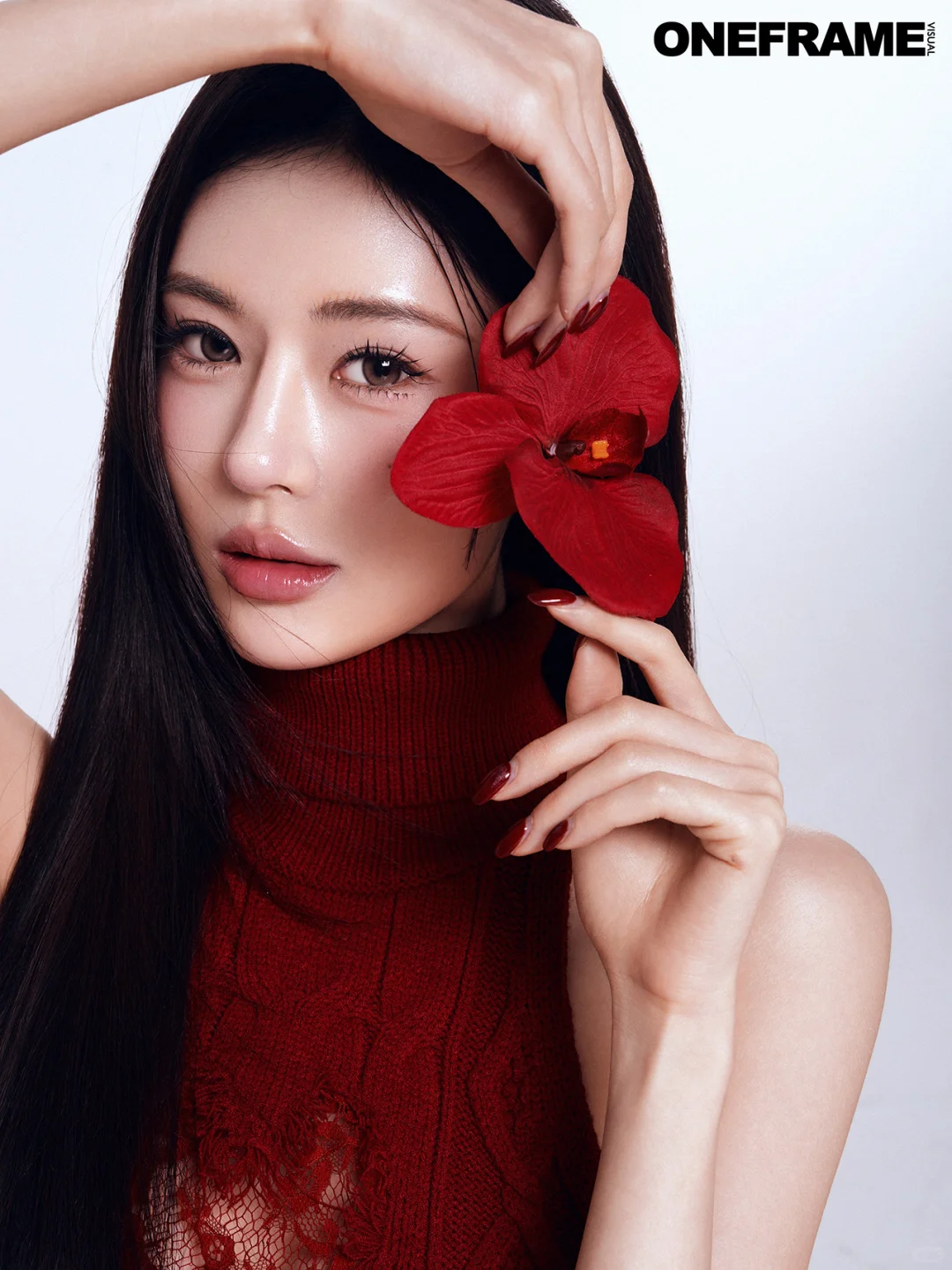 红是“浪漫与热烈” 🥀 韩系纯欲肖像