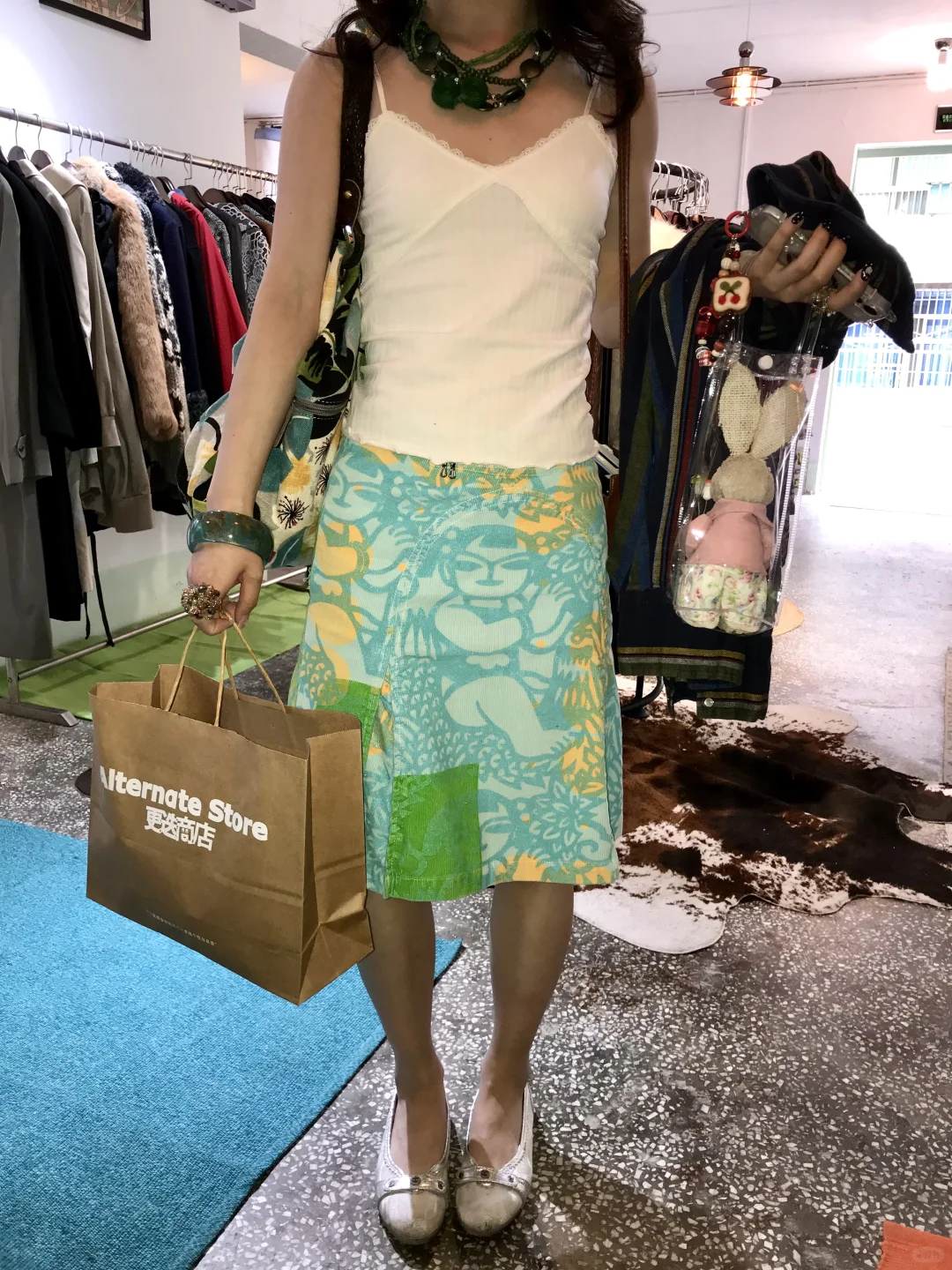 欢迎光临( ᳐ ´ ᗜ ` ᳐ฅ逛古着店的人